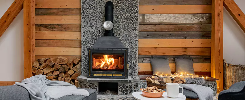 Thelin Hearth Products Direct Vent Gas Stove Fireplace Inspection in Columbus, Georgia